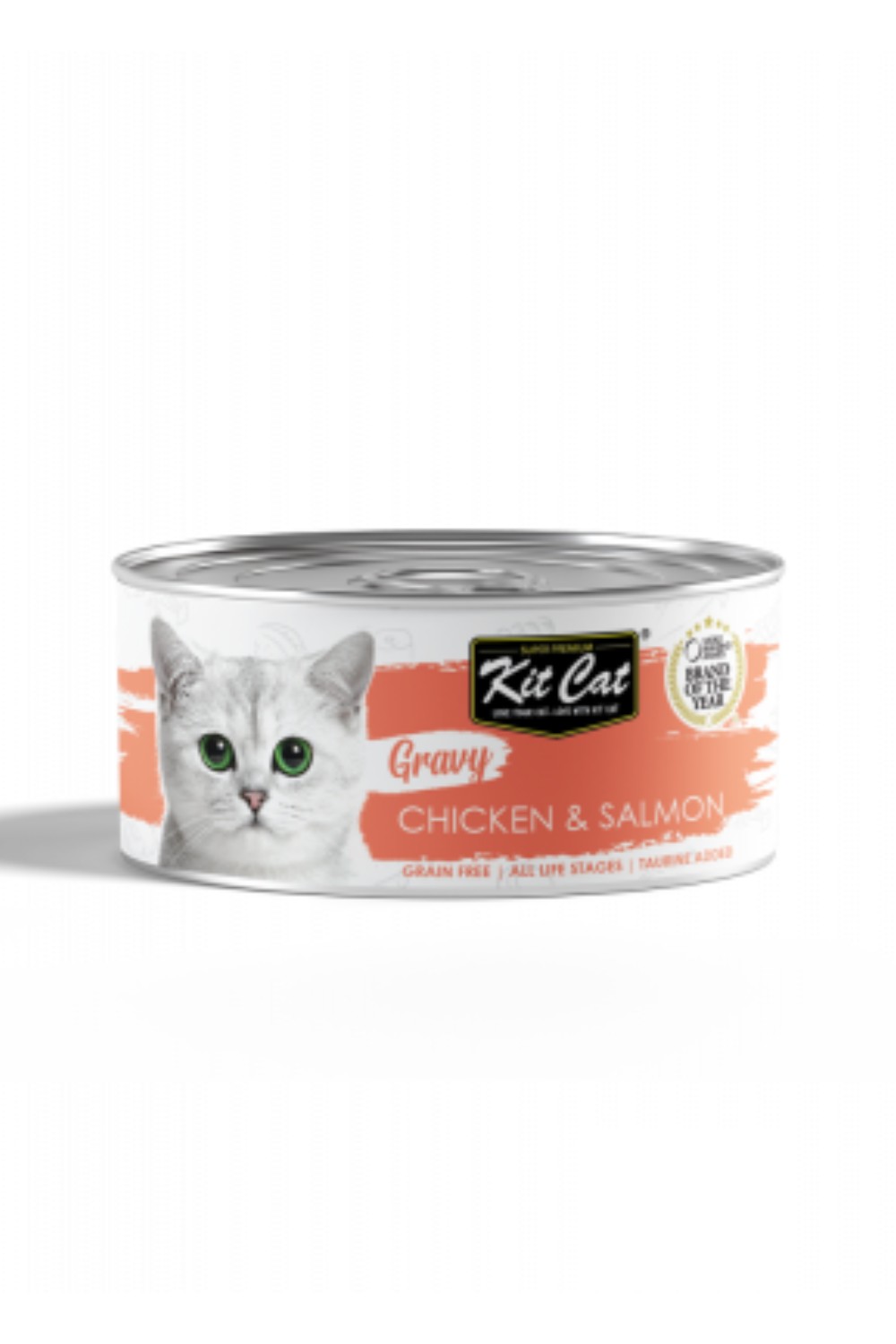 Kit Cat Gravy Canned Food Chicken & Salmon 70g