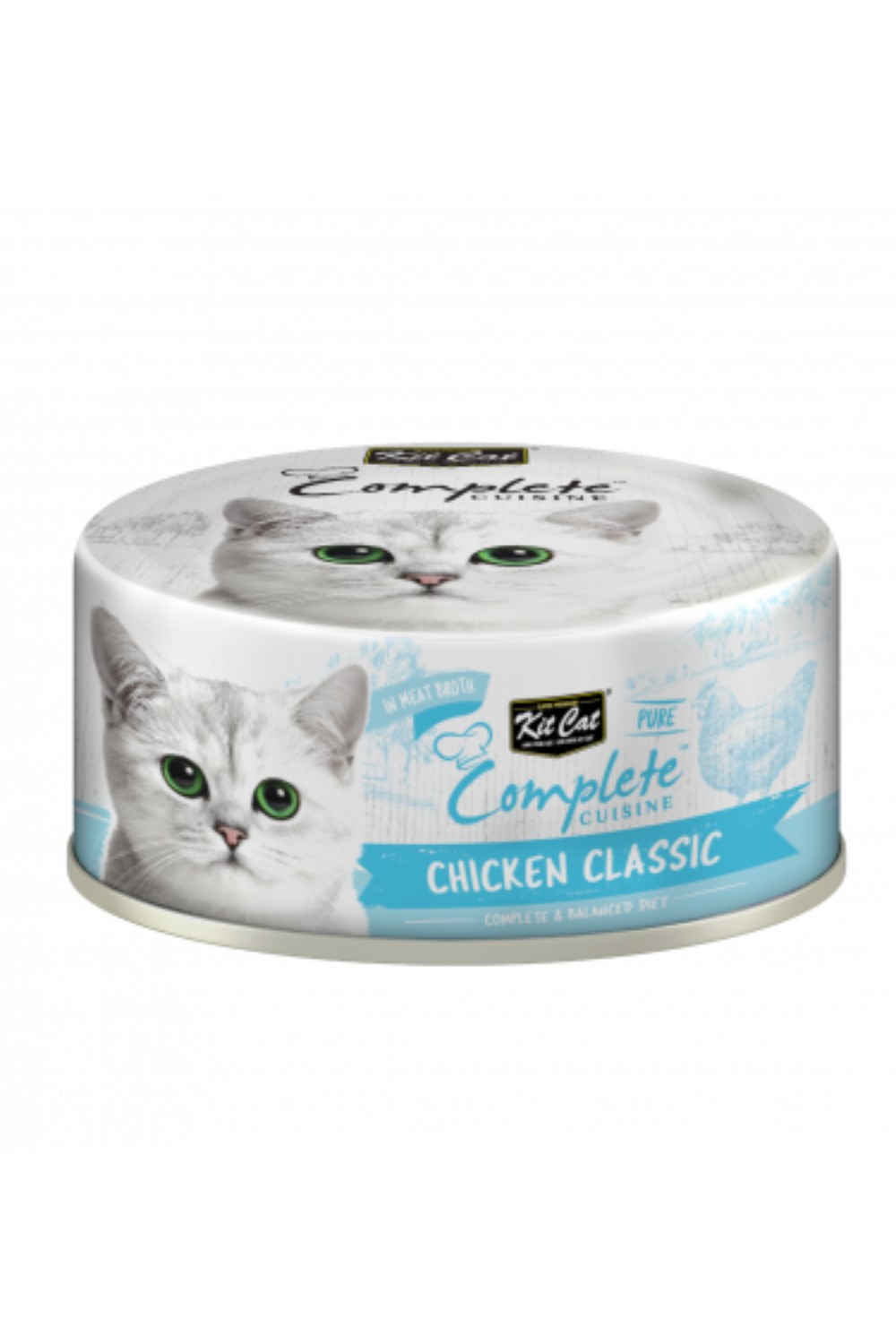 Kit Cat Complete Cuisine Chicken Classic In Broth 70g