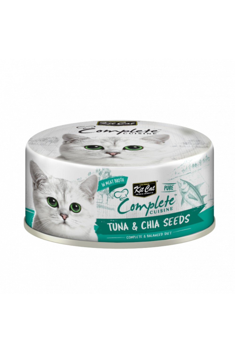 Kit Cat Complete Cuisine Tuna And Chia Seed In Broth 70g