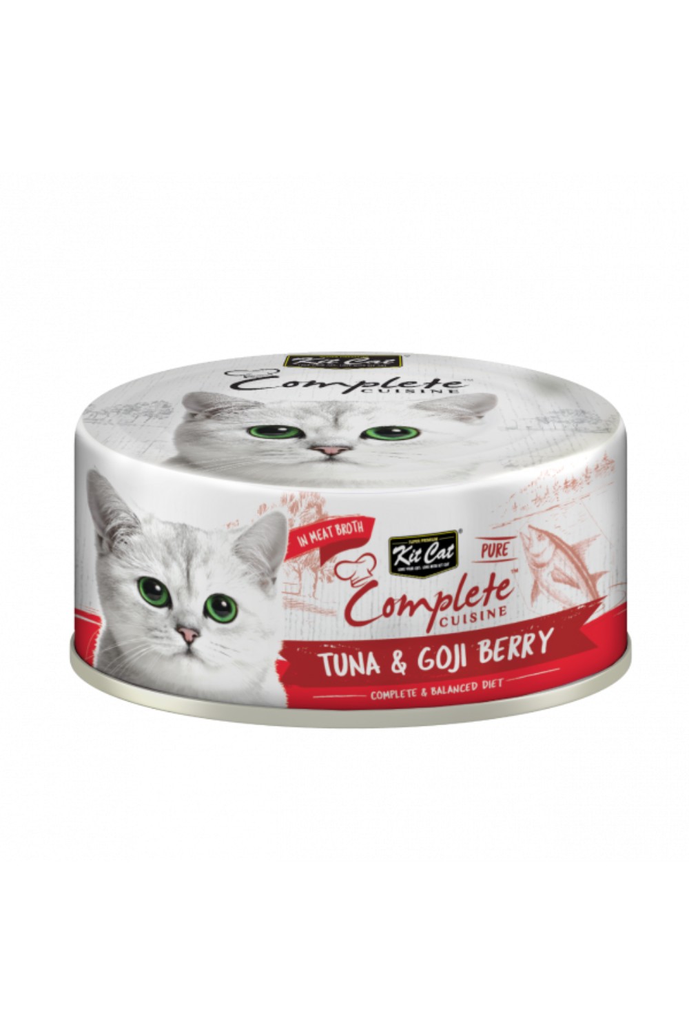 Kit Cat Complete Cuisine Tuna And Goji Berry In Broth 70g