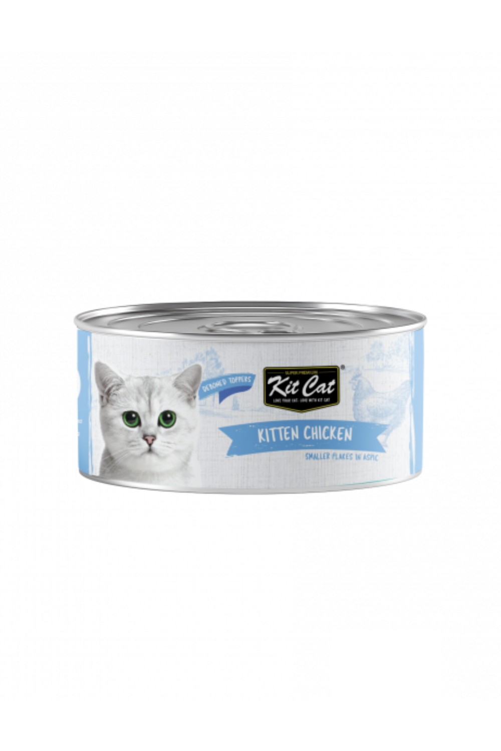 Kit Cat Kitten Chicken Flakes with Aspic 80g