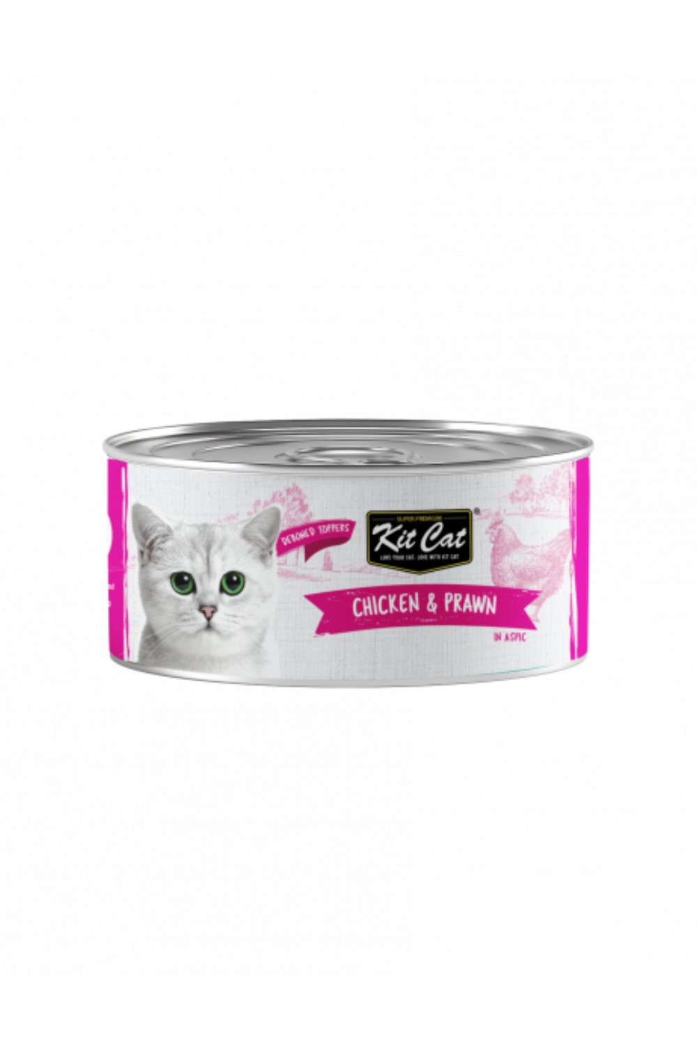 Kit Cat Deboned Chicken & Prawn Aspic 80g