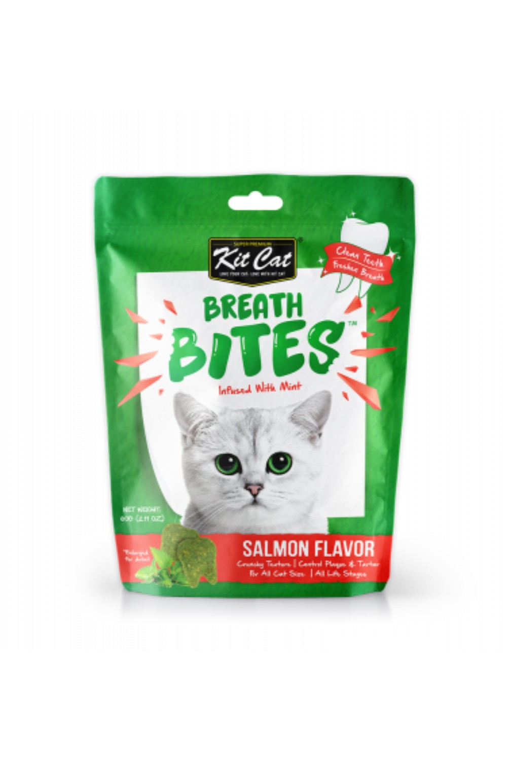 Kit Cat Breath Bites Salmon 60g
