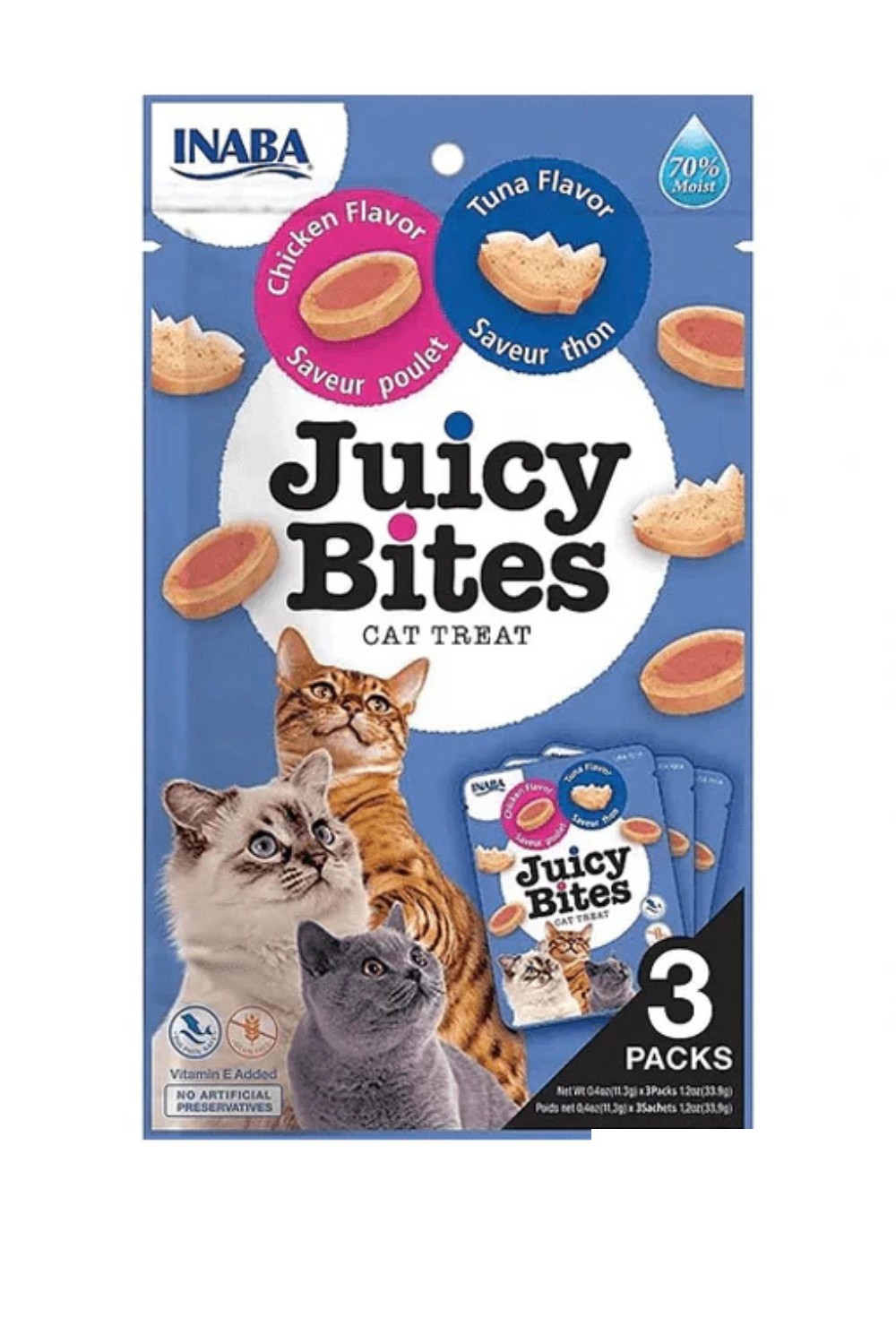 Inaba Juicy Bites Chicken and Tuna Flavors