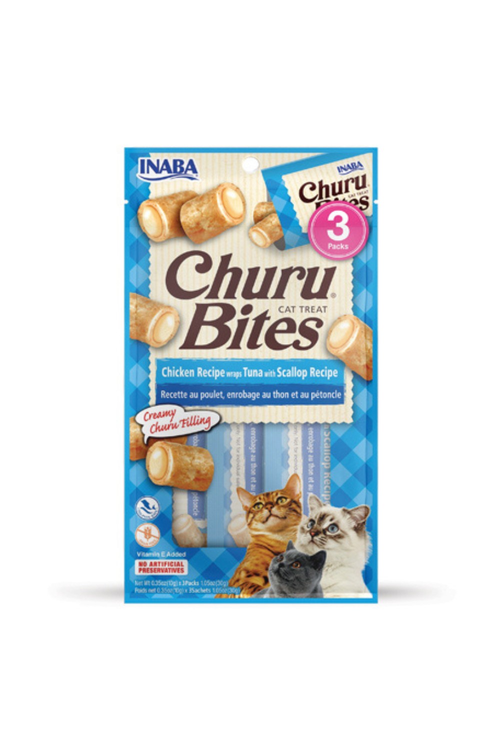 Inaba Churu Bites Tuna with Scallop Recipe