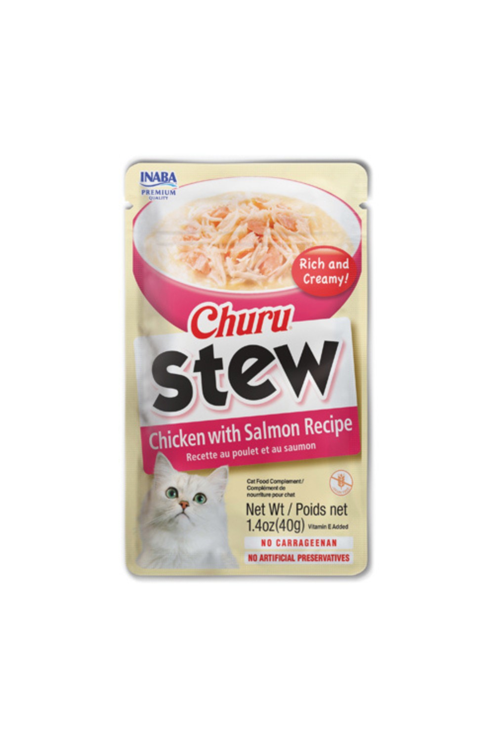 Inaba Churu Stew Chicken with Salmon Recipe