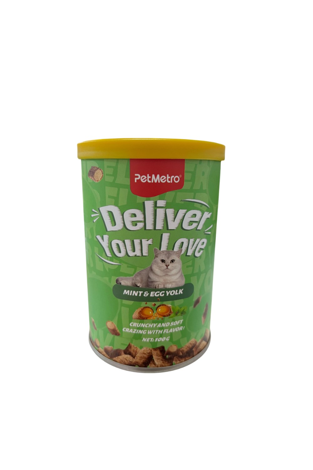 PetMetro Crunchy And Soft Crazing With Mint & Egg Yolk