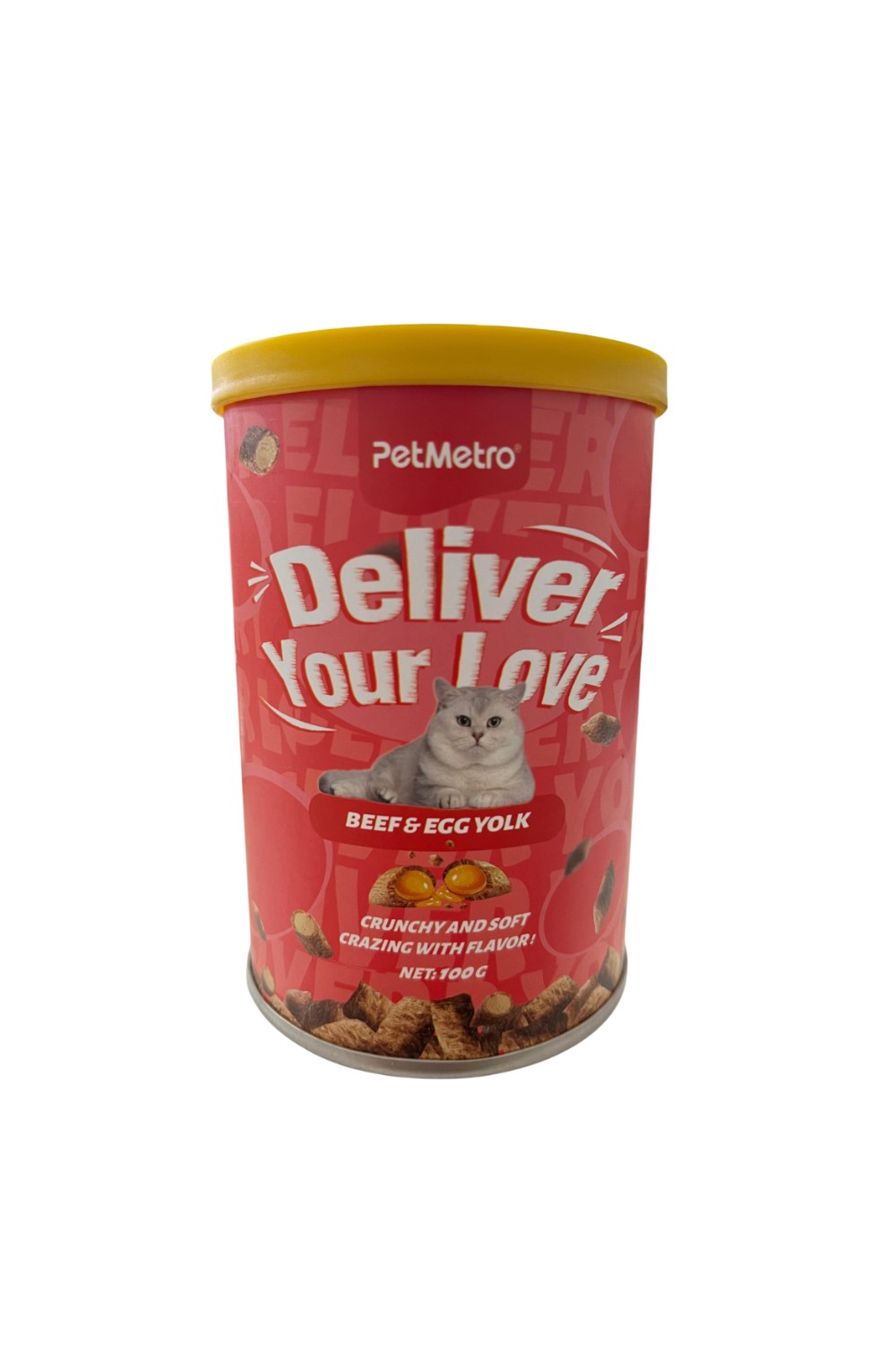 PetMetro Crunchy And Soft Crazing With Beef & Egg yolk