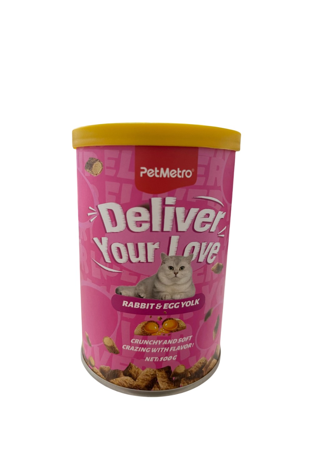PetMetro Crunchy And Soft Crazing With Rabbit & Egg Yolk