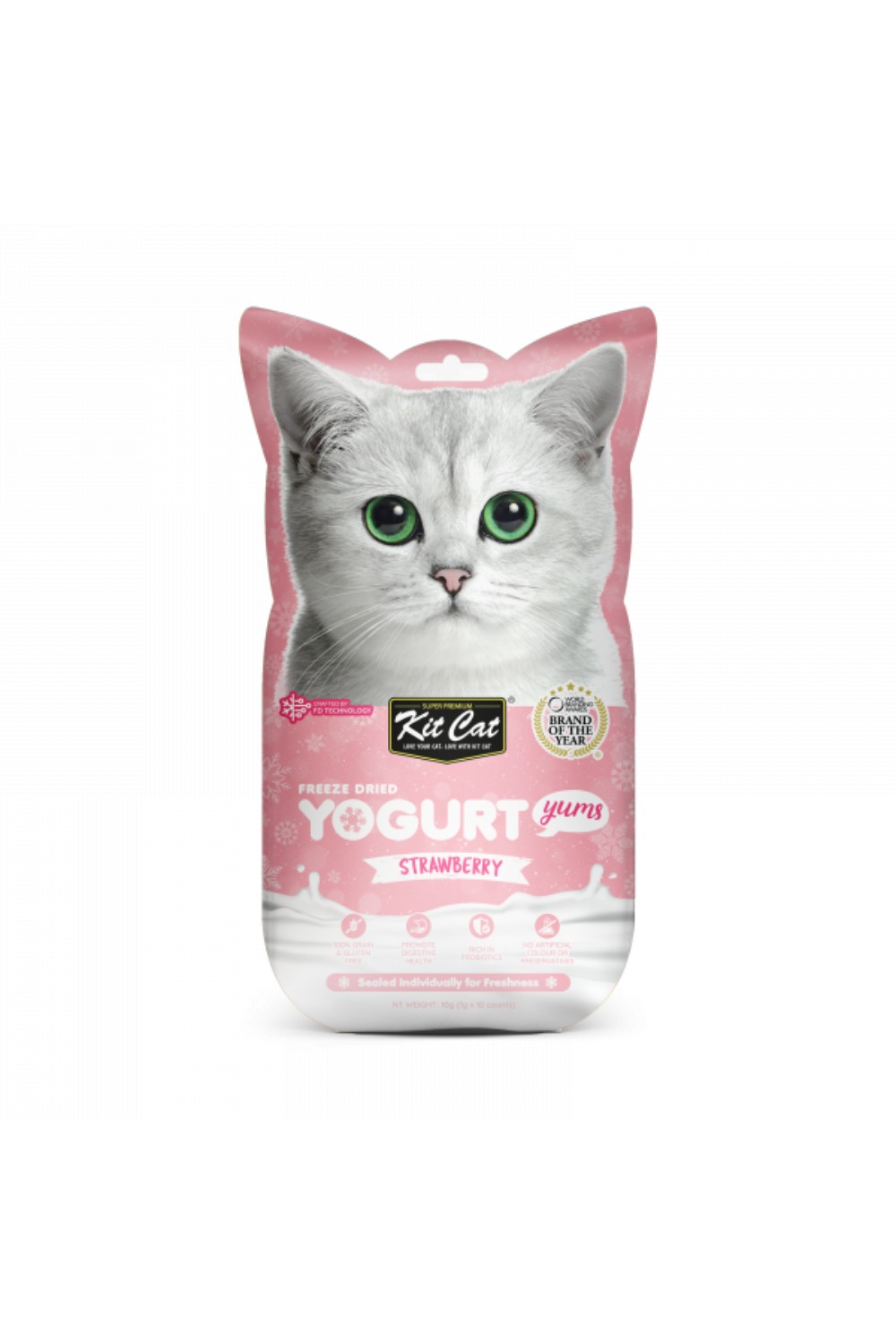 Kit Cat Freeze Dried Yogurt Yums Strawberry