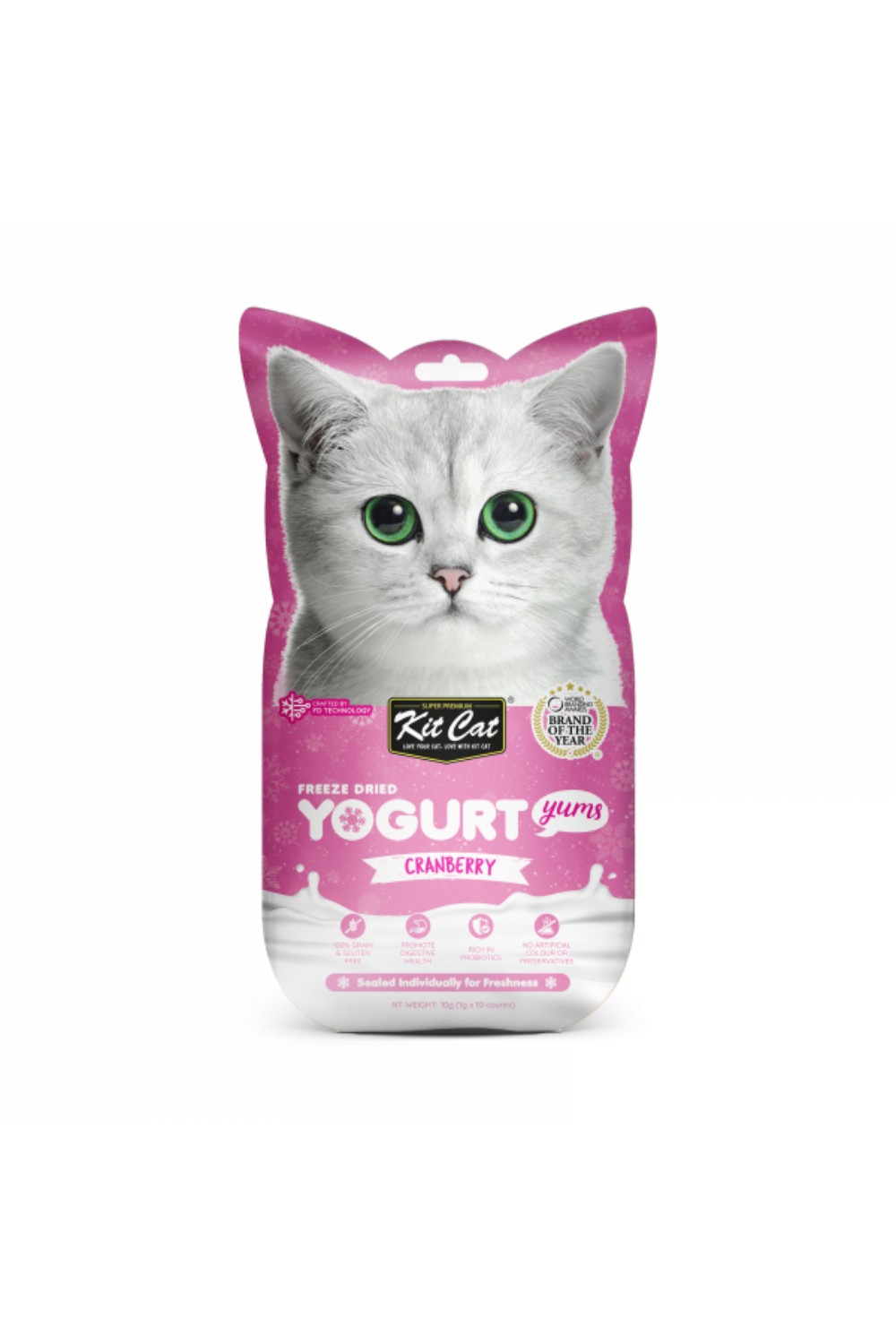 Kit Cat Freeze Dried Yogurt Yums Cranberry
