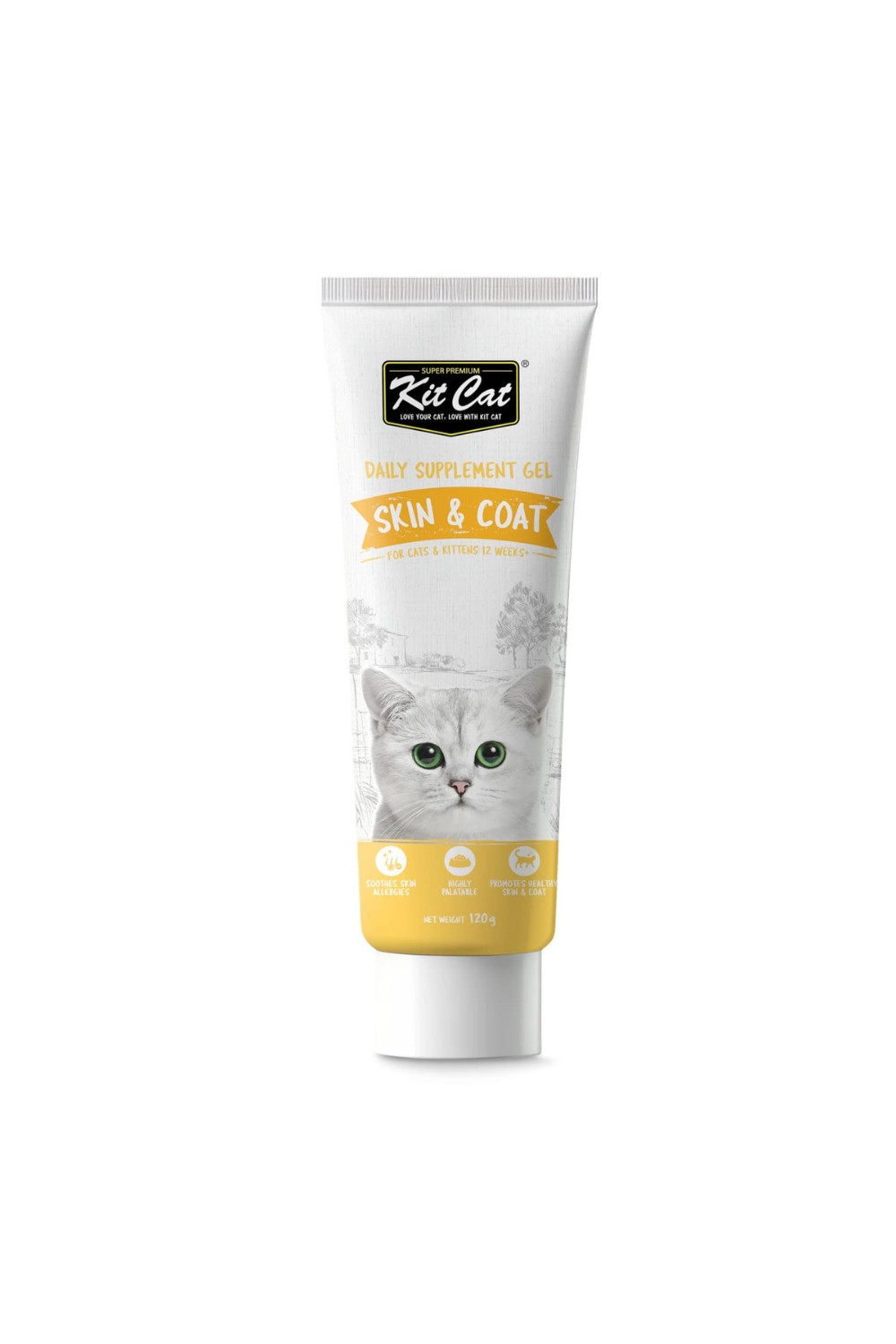 Kit Cat Daily Supplement Gel Skin & Coat