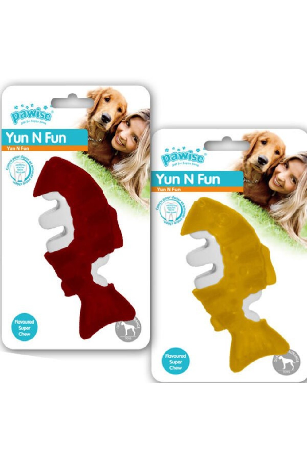 Pawise Yum N Fun Fish Flavored Chewable Dog Toy 12.5 cm