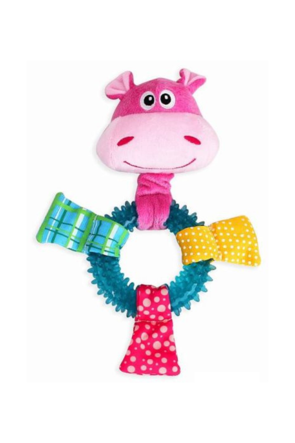 Pawise Puppy Ring Hippo Puppy Toys