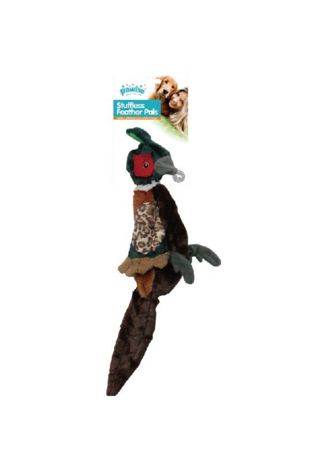 Pawise Stuffless Feather Pals Pheasant