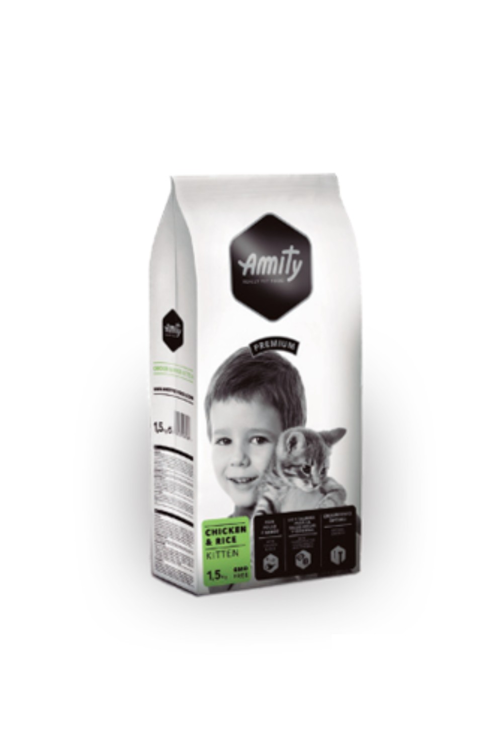 Amity Premium Chicken And Rice Kitten 1.5kg