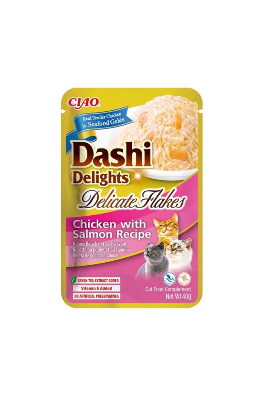 Inaba Dashi Delights Delicate Flakes Chicken with Salmon Recipe
