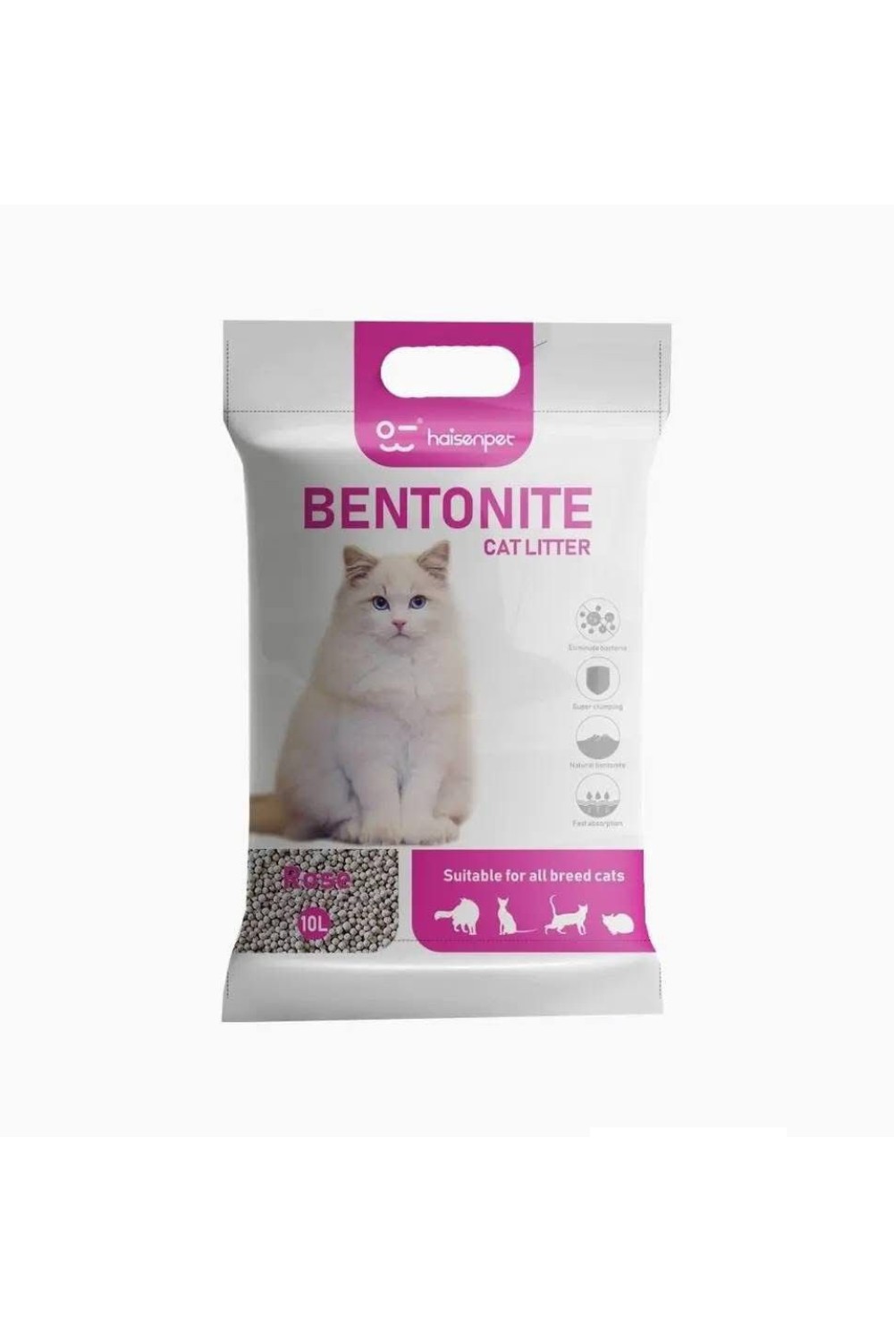 Bentonite Cat Litter Rose 10L