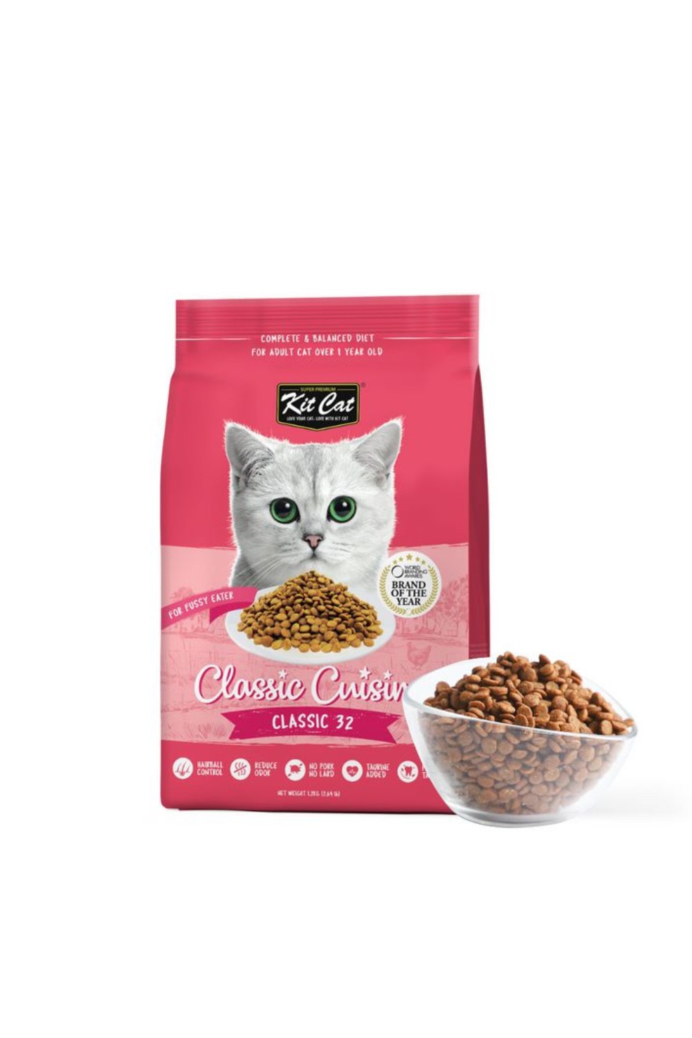 Kit Cat Classic 32 Premium Dry Food 1.2kg