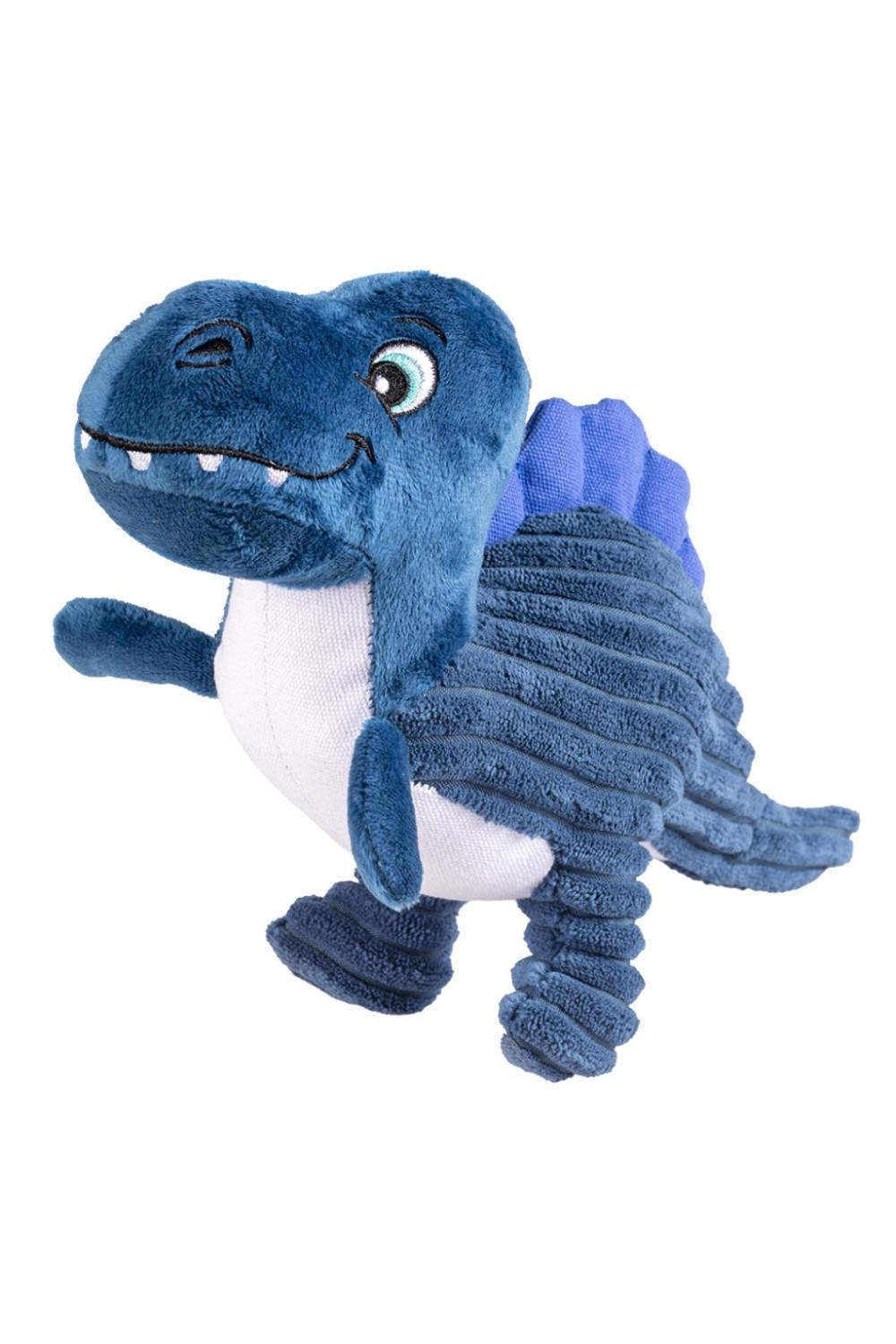 Plush dino Ankylosaurus corduroy Blue