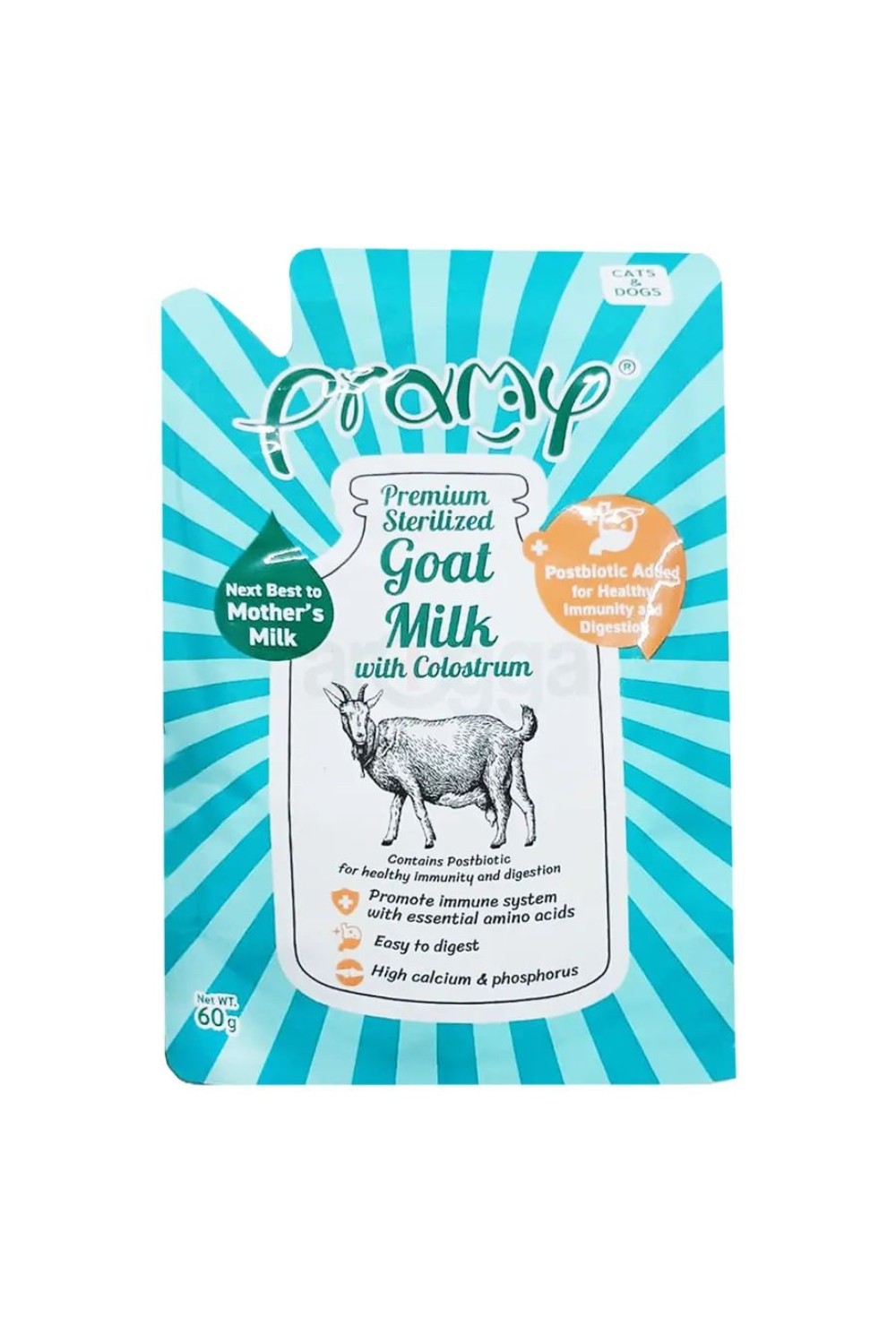 Pramy Goatmilk With Colestrum & Postbiotic 60g