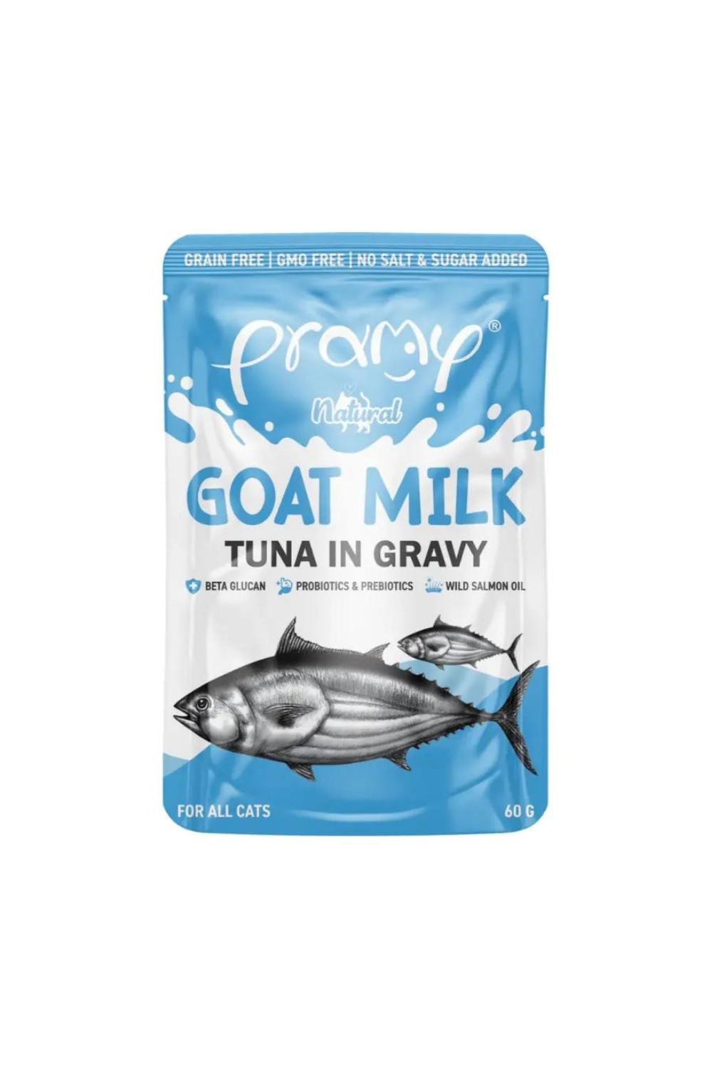 Pramy Tuna With Goatmilk In Gravy 60g