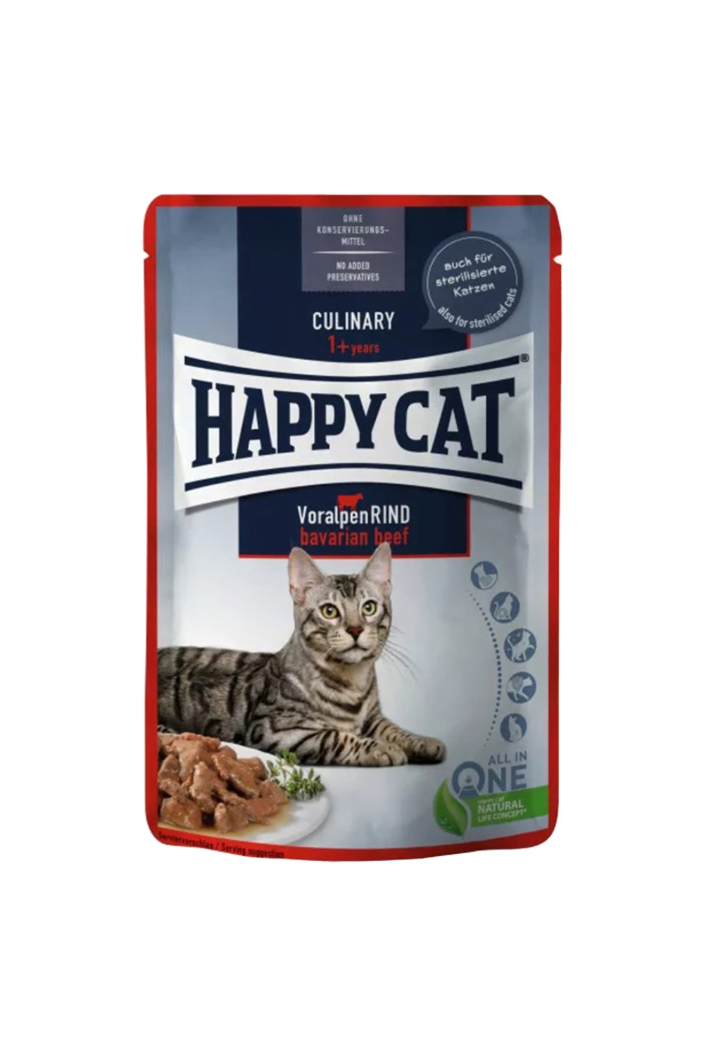 Happy Cat - Culinary Bavarian Beef Wet Food 85g