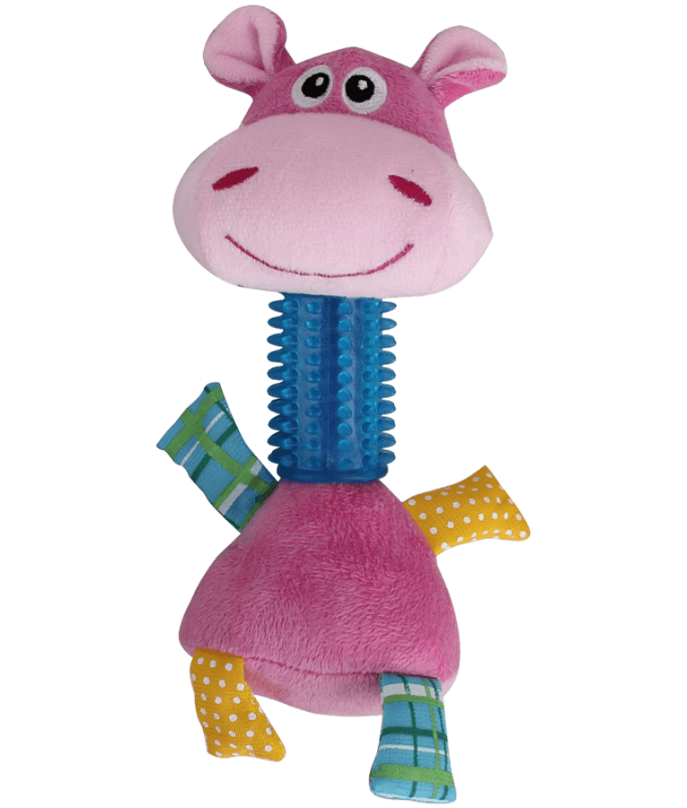 Pawise- Puppy Toy Hippo neck