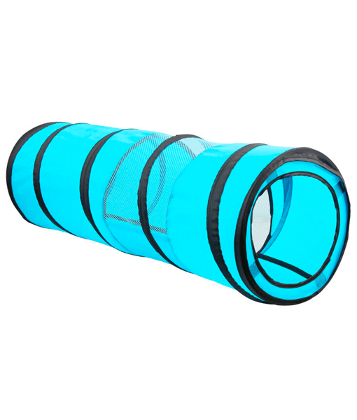 Pawise – Popup Play Cat Tunnel – Foldable, Detachable Play Tube – 83 x 26.5 cm