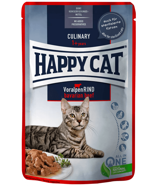 Happy Cat - Culinary Bavarian Beef Wet Food 85g - 1 Pouch