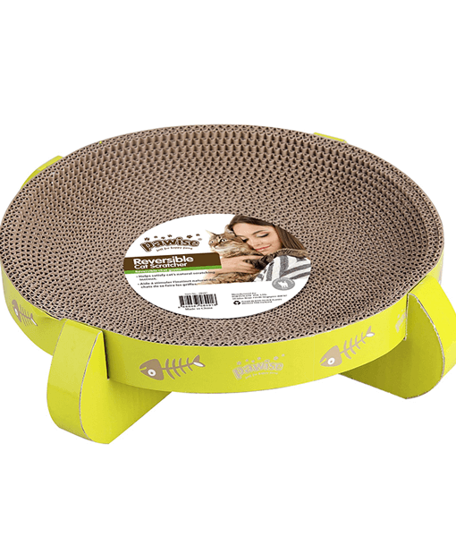 Pawise - Reversible Round Cat Scratcher – 35 × 35 × 10 cm