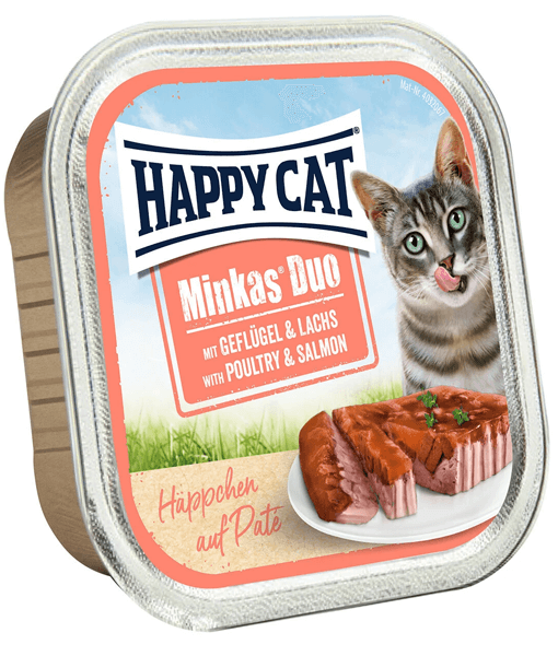 Happy Cat - Minkas Duo Poultry & Salmon 100g - 1 Pouch