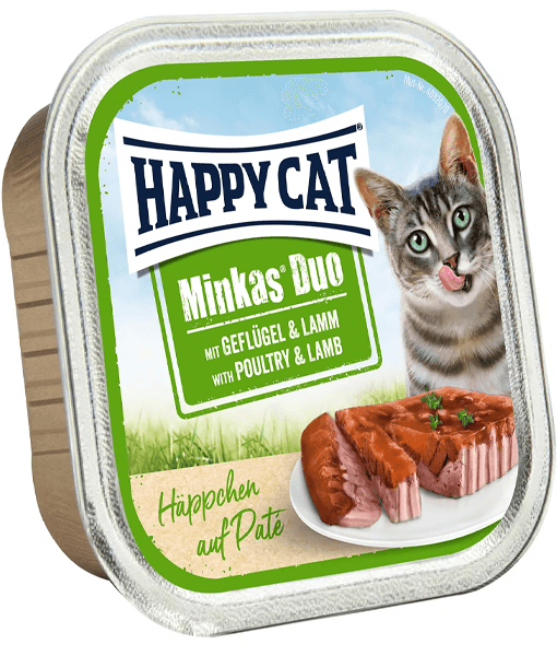 Happy Cat - Minkas Duo Poultry and Lamb 100g - 1 Pouch