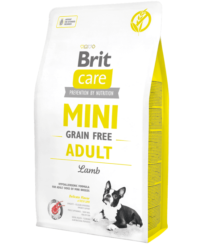 Brit Care - Mini Grain-Free Lamb, Hypoallergenic, Adult, Mini Breed, Dry Dog Food - 2kg