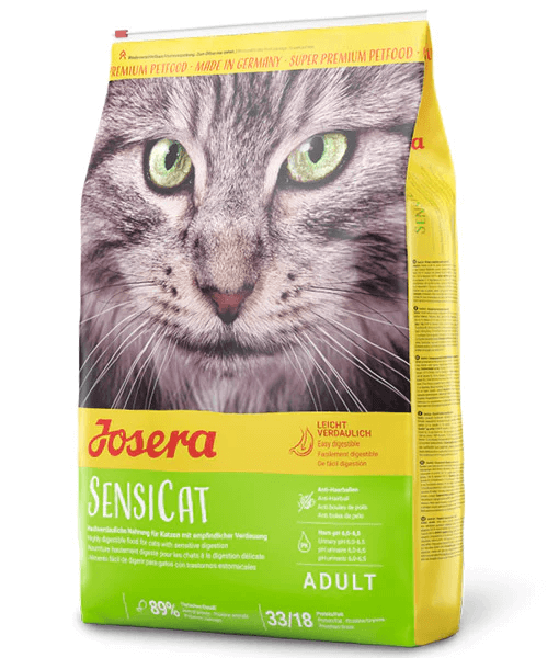 Josera – Sensicat for Sensitive Cats, Hairball Control, Urinary Health, For Cats - 2kg