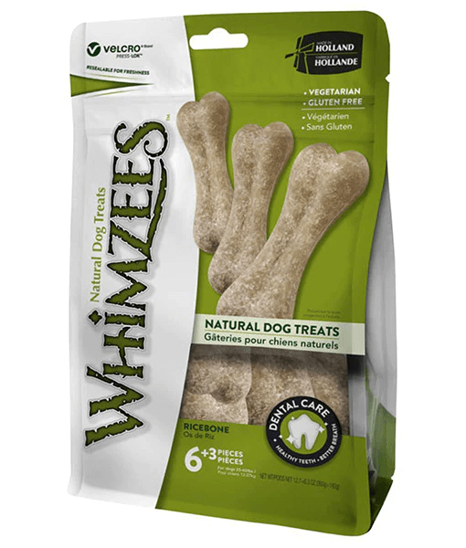 Whimzees - Rice Bones 6 Large Pieces 540g