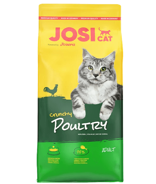 Josera – JosiCat Crunchy Poultry, Chicken & Grain, Adult, For Cats – 10 kg