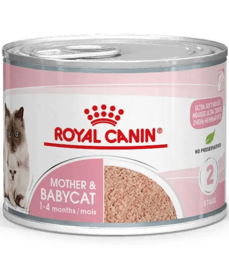Royal Canin - Mother and Babycat Ultra Soft Mousse 195g - 1 Can