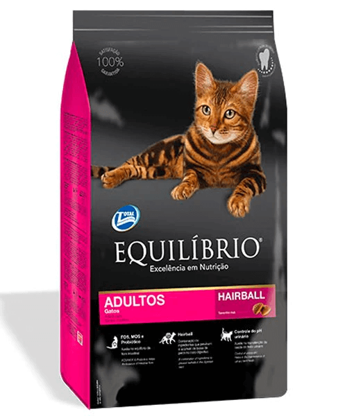 Equilibrio Hairball Adult Cat Food 2kg - 7.5kg - 2 KG