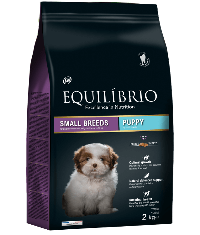 Equilibrio - Small Breed, Puppy Dog Dry Food, With Chicken - 2kg, 7.5kg - 2 KG