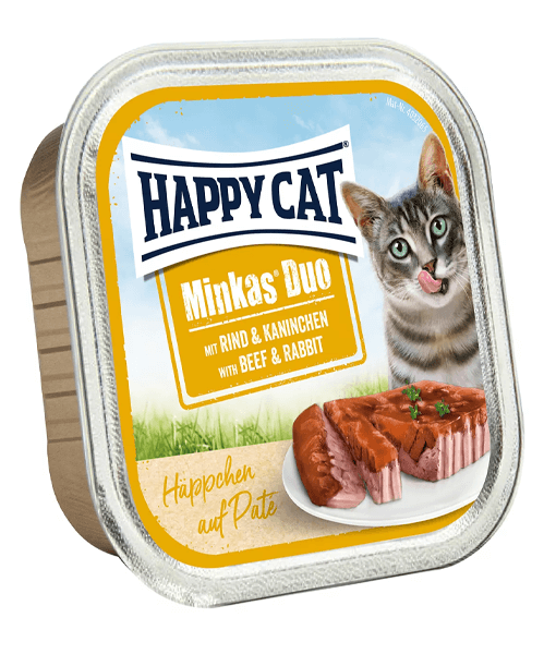 Happy Cat Minkas Duo Beef & Rabbit 100g - 1 Pouch