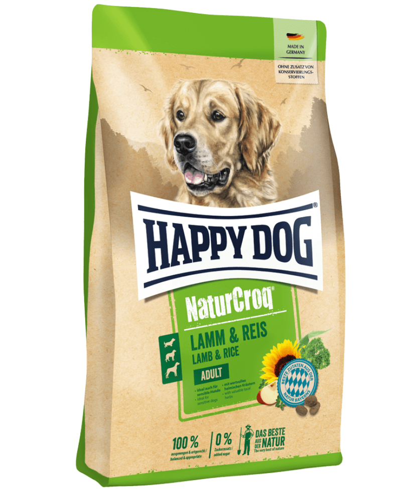 Happy Dog - Naturcroq Lamb & Rice 4kg-15KG - 4 kg