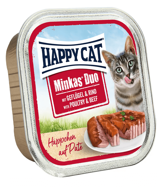 Happy Cat - Minkas Duo Poultry & Beef 100g - 1 Pouch