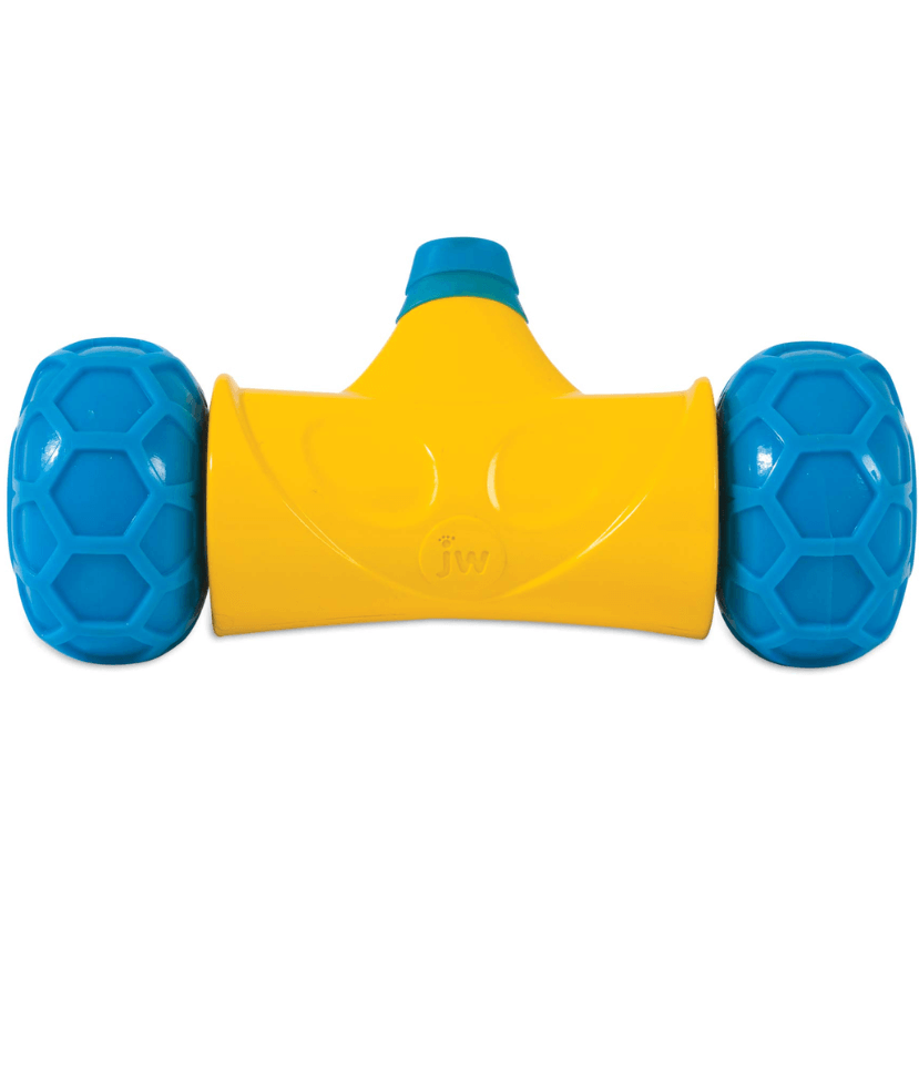 JW - RoboBone Electronic Treat Dispenser, Motorized Interactive Treat Toy, For Dogs - 22.9 x 16 x 7.4cm