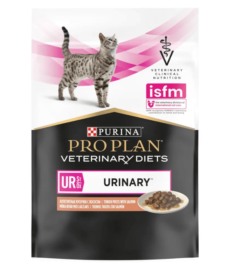 Purina - Pro Plan, Veterinary Diets UR Urinary Cat Pouch Salmon 85g - 1 Pouch