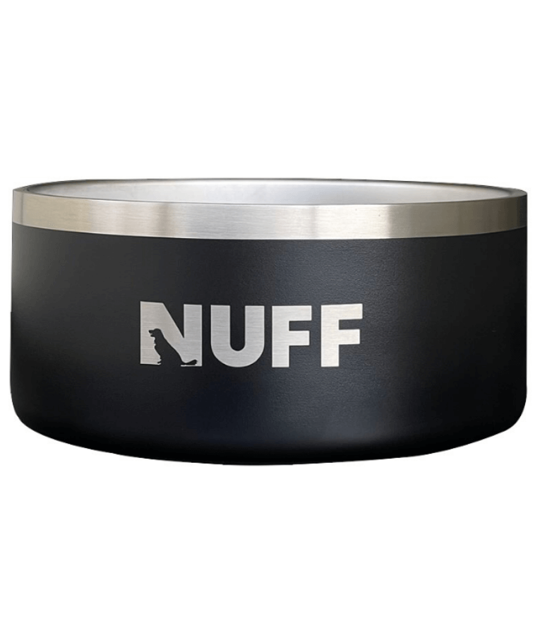 Nuff Stainless Steel Dog Bowl 0.9L-1.9L - Medium
