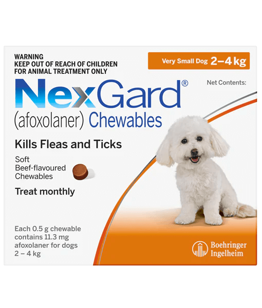 Nexgard - Tick and Flea Protection - 2-4KG - 1 Tablet