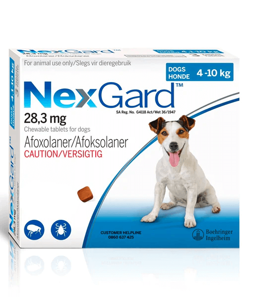 Nexgard -Tick and Flea Protection - 4-10KG - 1 Tablet