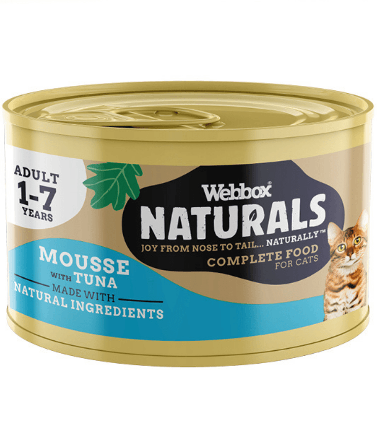 Webbox Naturals Tuna Mousse Wet Cat Food 85g - 1 Can