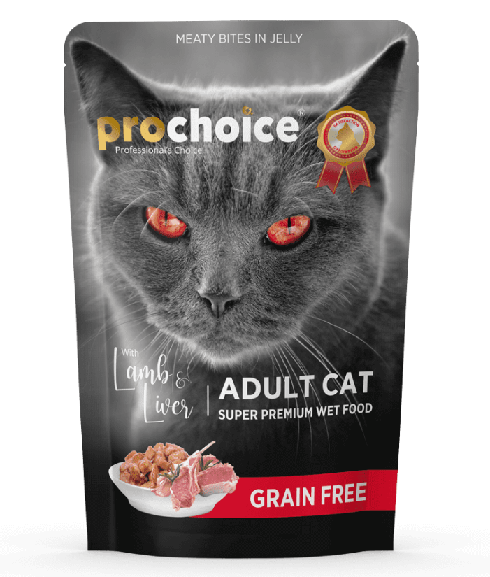 Prochoice - Adult Cat Bites With Lamb & Liver In Jelly 85g - 1 Pouch